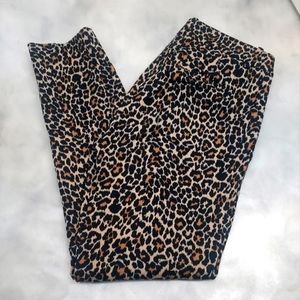 J. Crew Leopard Winnie Stlye Trendy Pants